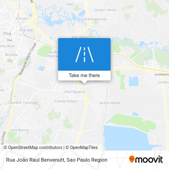 Rua João Raul Benvenutt map