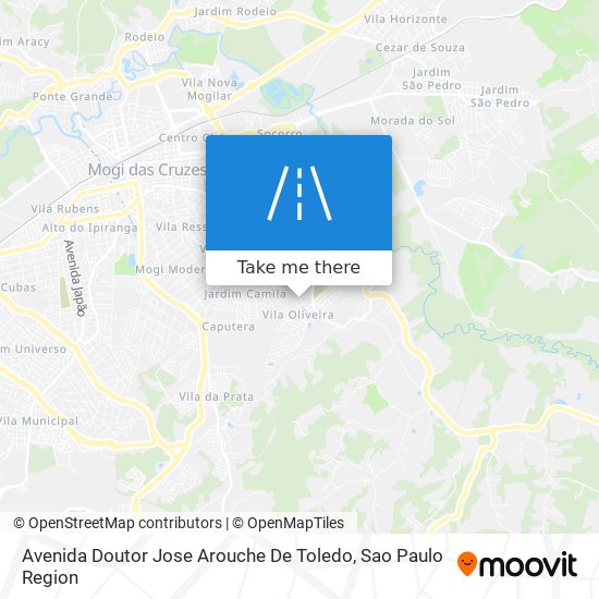 Mapa Avenida Doutor Jose Arouche De Toledo