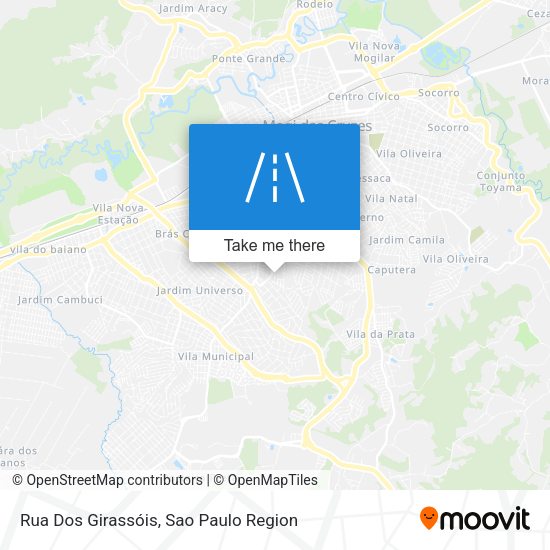 Rua Dos Girassóis map