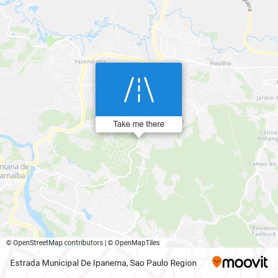 Mapa Estrada Municipal De Ipanema