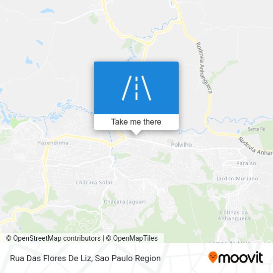 Rua Das Flores De Liz map