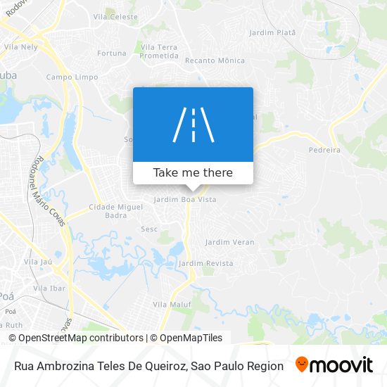 Rua Ambrozina Teles De Queiroz map