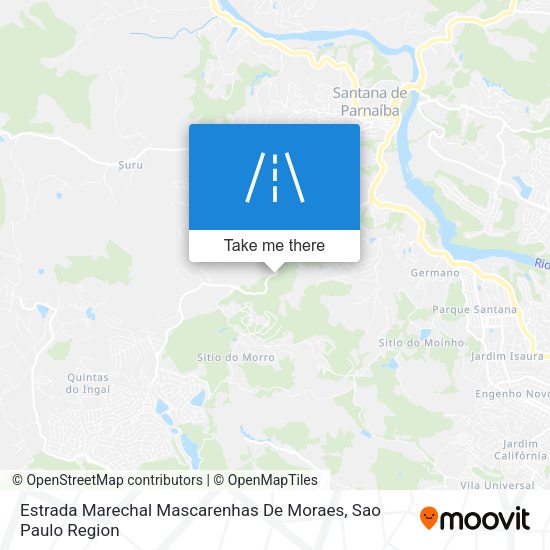Estrada Marechal Mascarenhas De Moraes map
