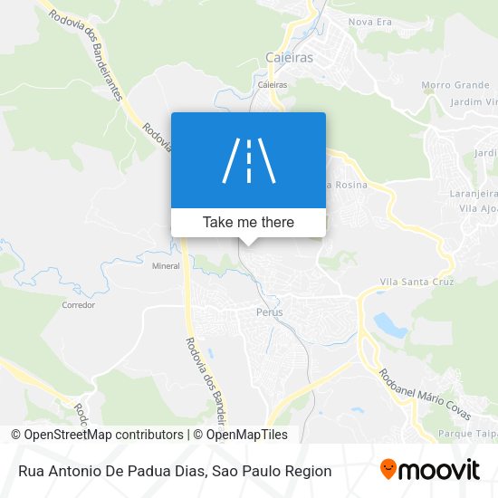 Rua Antonio De Padua Dias map