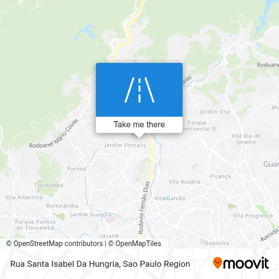 Rua Santa Isabel Da Hungria map