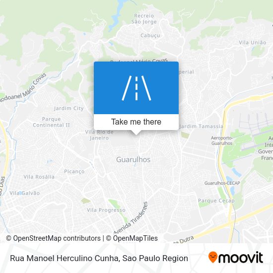 Rua Manoel Herculino Cunha map