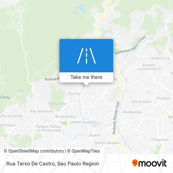 Rua Tarso De Castro map