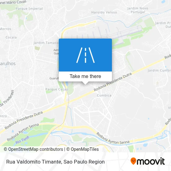 Rua Valdomito Timante map
