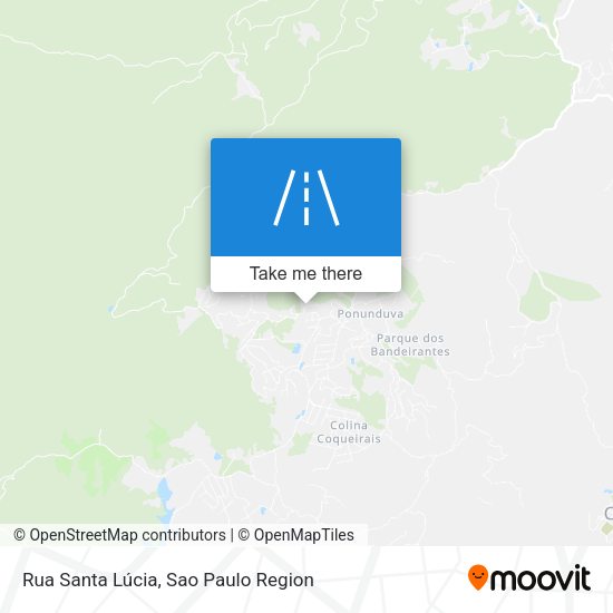 Rua Santa Lúcia map