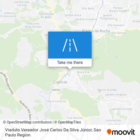 Viaduto Vereador José Carlos Da Silva Júnior map