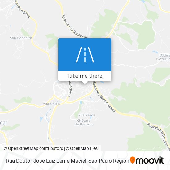 Mapa Rua Doutor José Luiz Leme Maciel