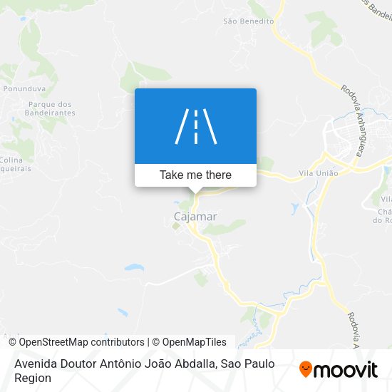Avenida Doutor Antônio João Abdalla map
