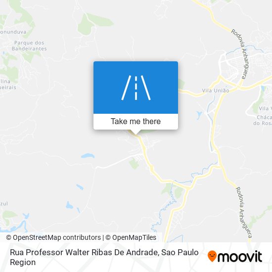 Rua Professor Walter Ribas De Andrade map