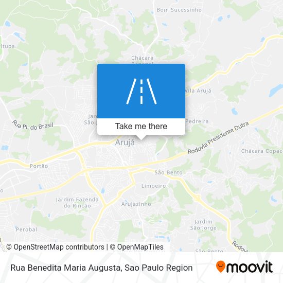 Rua Benedita Maria Augusta map