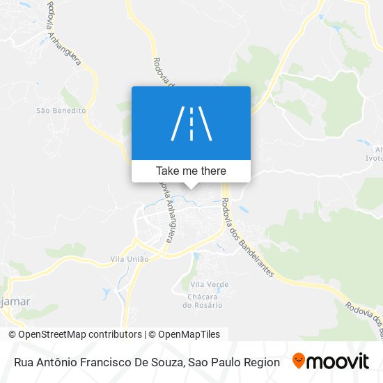 Rua Antônio Francisco De Souza map