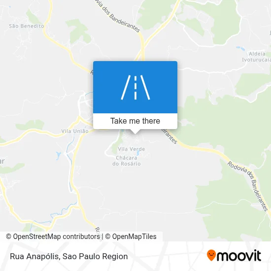 Rua Anapólis map