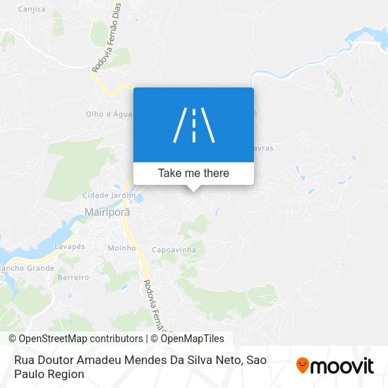 Rua Doutor Amadeu Mendes Da Silva Neto map