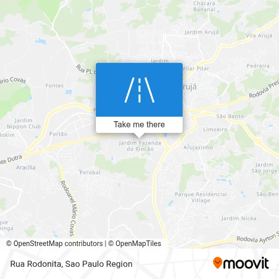 Rua Rodonita map