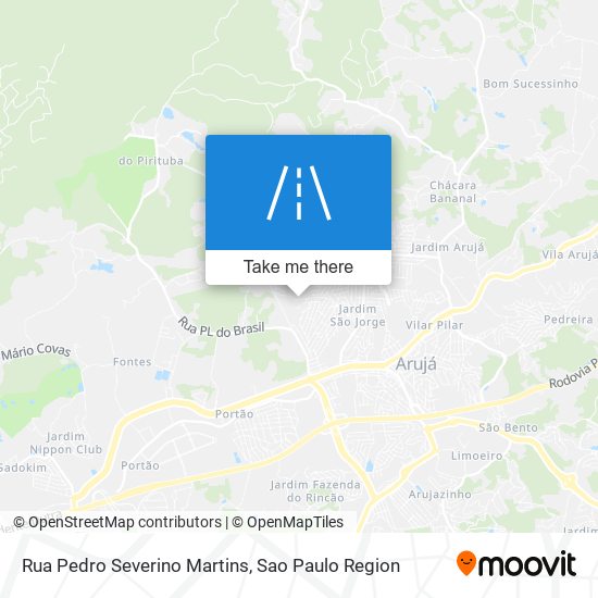 Rua Pedro Severino Martins map