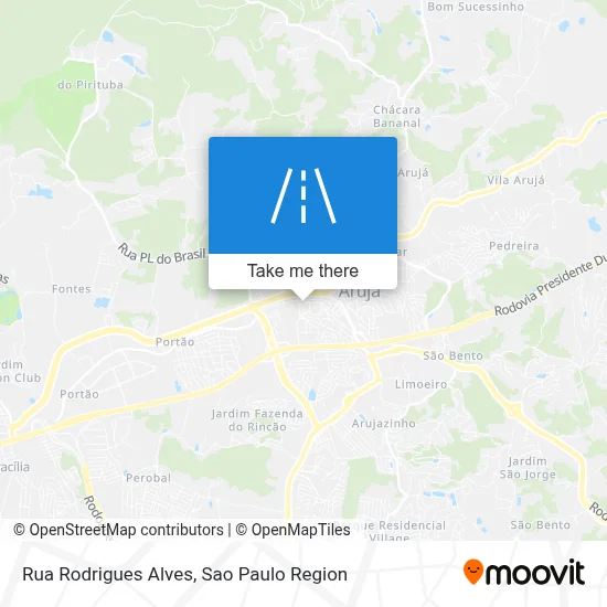 Rua Rodrigues Alves map