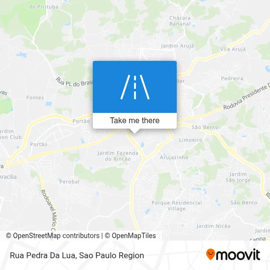 Rua Pedra Da Lua map