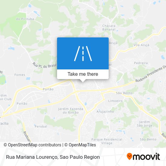 Rua Mariana Lourenço map