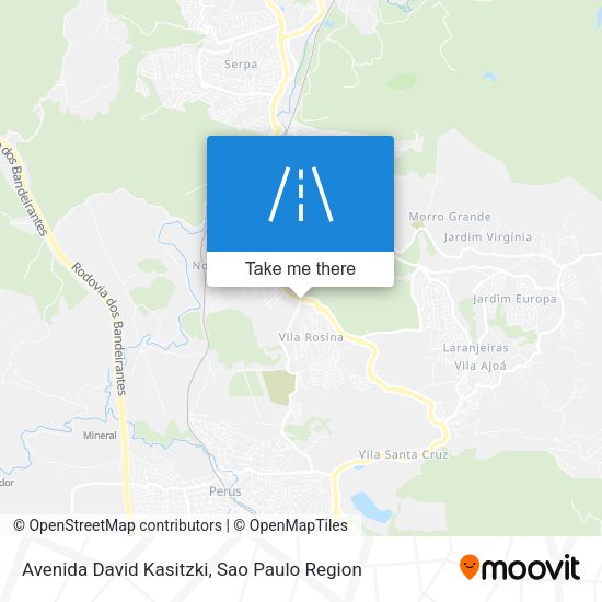 Avenida David Kasitzki map