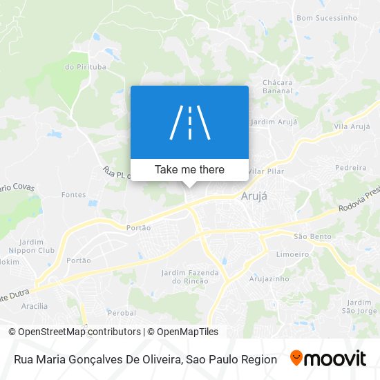 Mapa Rua Maria Gonçalves De Oliveira