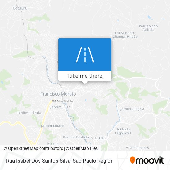 Mapa Rua Isabel Dos Santos Silva