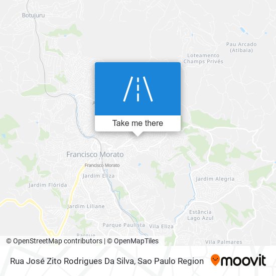 Mapa Rua José Zito Rodrigues Da Silva