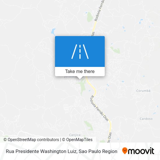 Rua Presidente Washington Luiz map