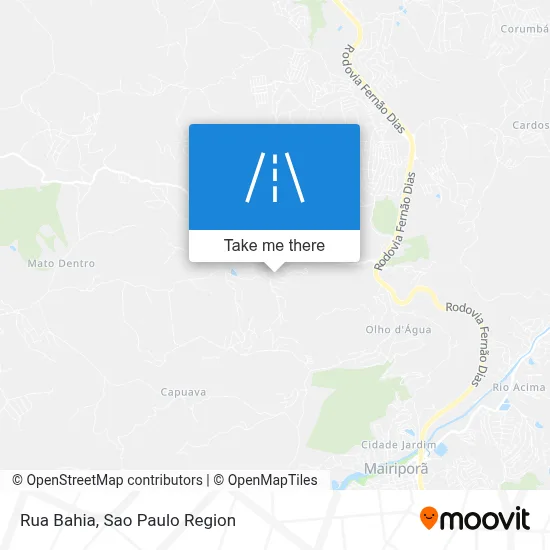Rua Bahia map