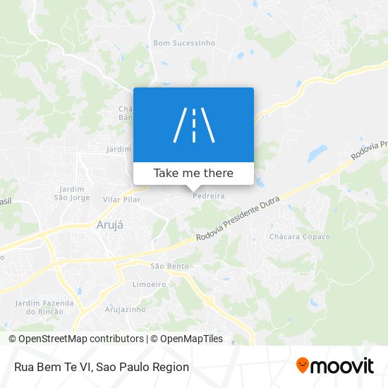 Rua Bem Te VI map