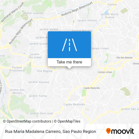 Rua Maria Madalena Carreiro map