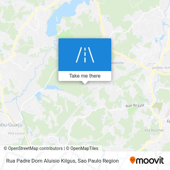 Rua Padre Dom Aluisio Kilgus map