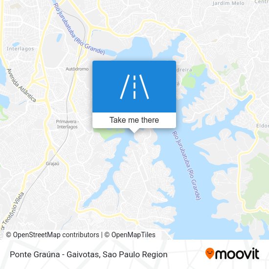 Ponte Graúna - Gaivotas map