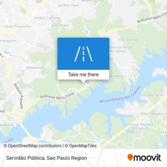 Servidão Pública map