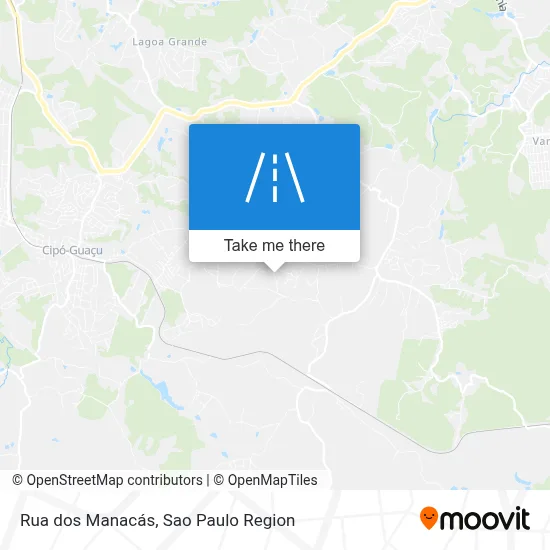Rua dos Manacás map