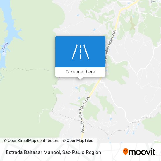 Estrada Baltasar Manoel map