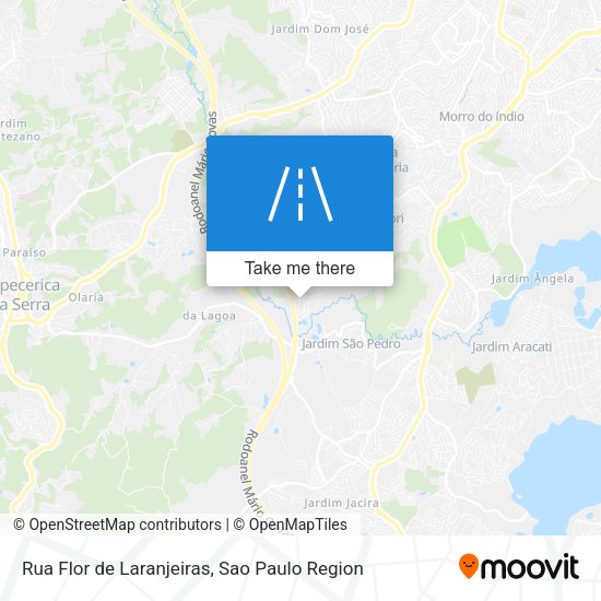 Rua Flor de Laranjeiras map