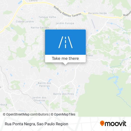 Mapa Rua Ponta Negra