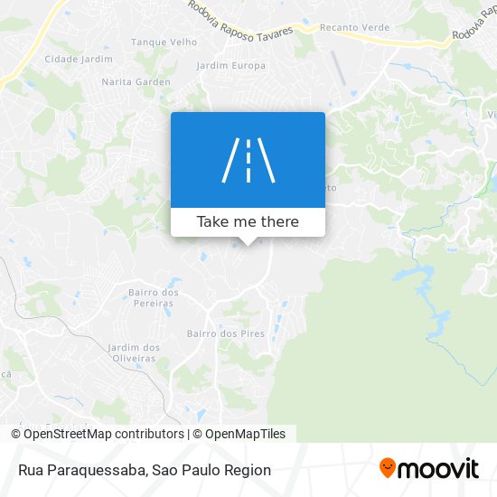 Mapa Rua Paraquessaba