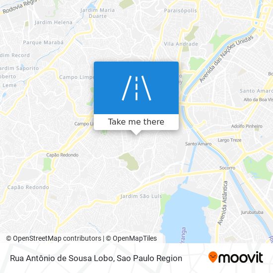 Rua Antônio de Sousa Lobo map