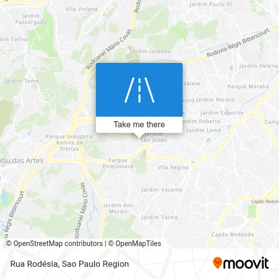 Rua Rodésia map