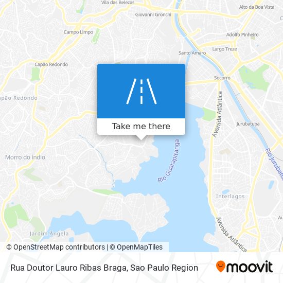 Rua Doutor Lauro Ribas Braga map