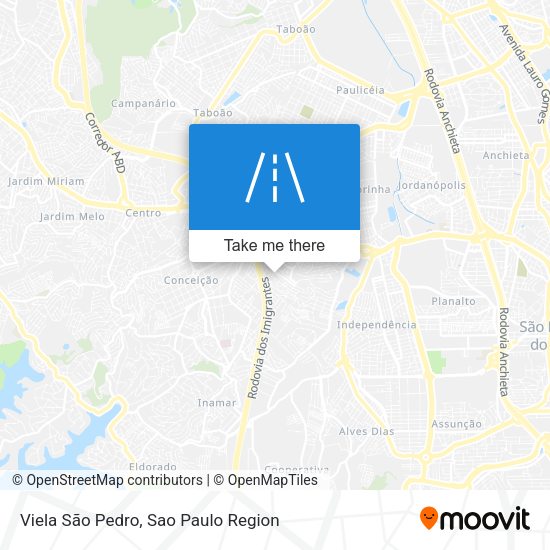 Viela São Pedro map