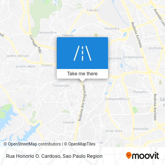 Rua Honorio O. Cardoso map