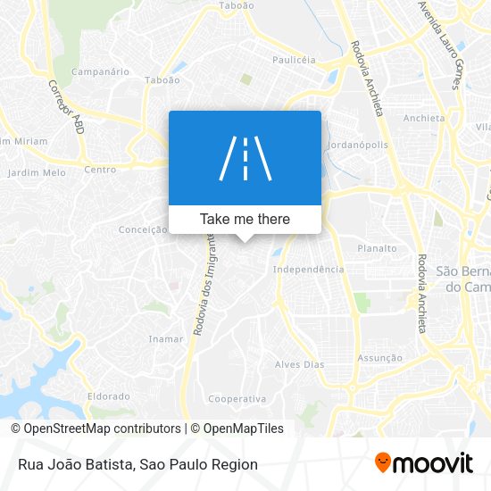 Rua João Batista map