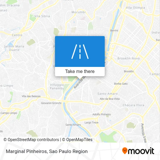Marginal Pinheiros map
