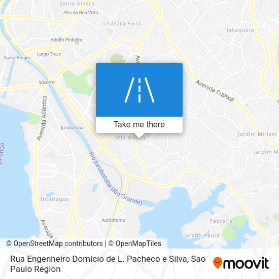 Rua Engenheiro Domício de L. Pacheco e Silva map